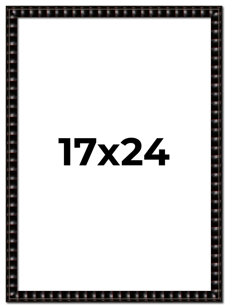 17x24 Bamboo Picture Frame with UV-Resistant Acrylic & Acid Free Backing, Available in 4 Finishes - Brown, Black, Gold, and Natural